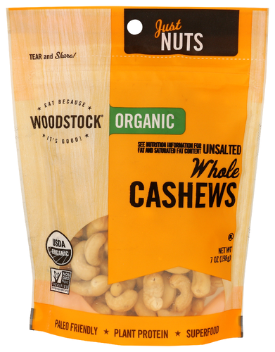 Woodstock Foods Nut Cashew Lrg Whole