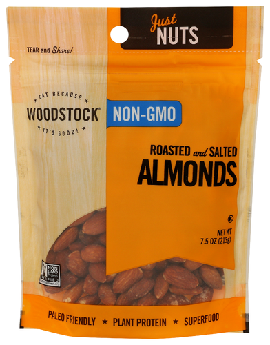 Woodstock Foods Almonds Roasted Salted