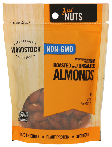 Woodstock Foods Almonds Roasted Unsltd