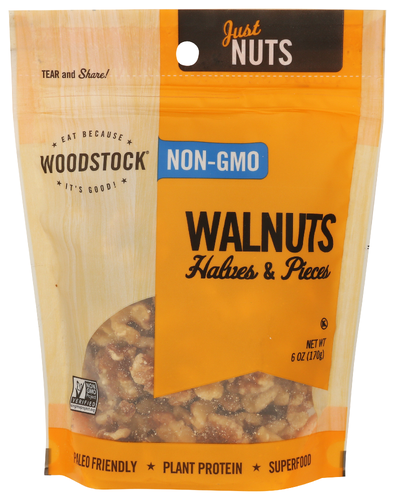 Woodstock Foods Walnuts Halves And Pieces