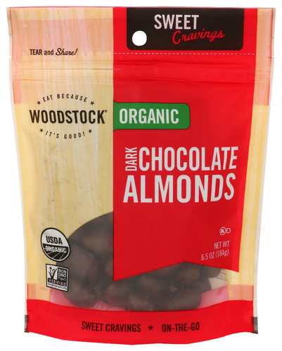 Woodstock Foods Almonds Dark Chocolate Organic