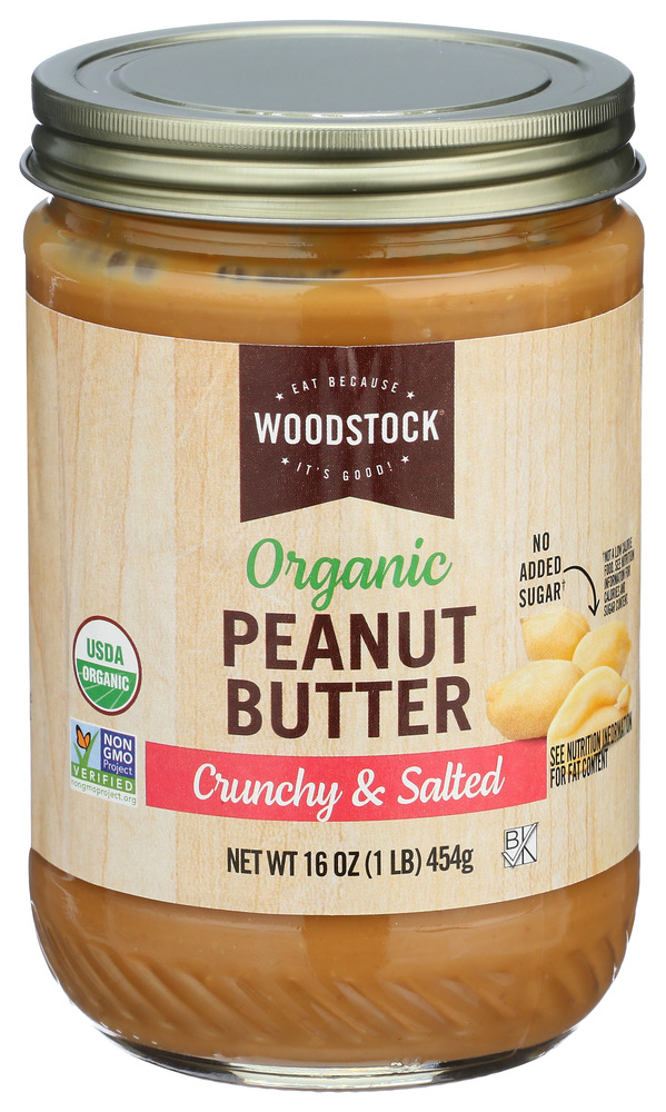 Woodstock Foods Peanut Butter Crnchsltd Organic
