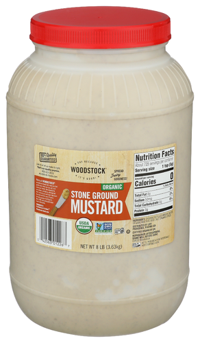 Woodstock Foods Mustard Stoneground Organic