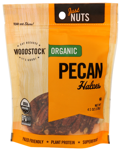 Woodstock Foods Pecan Halves Organic