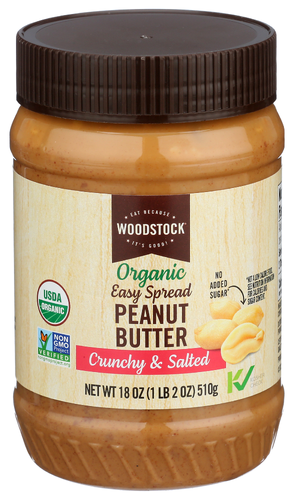 Woodstock Foods Peanut Butter Esprd Crnch Salted Or