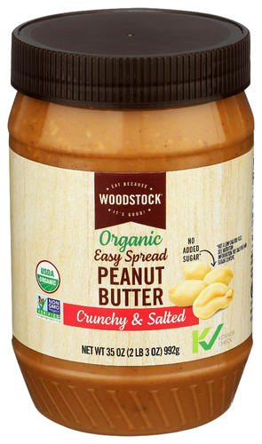 Woodstock Foods Peanut Butter Esprd Crnchsltd Organic