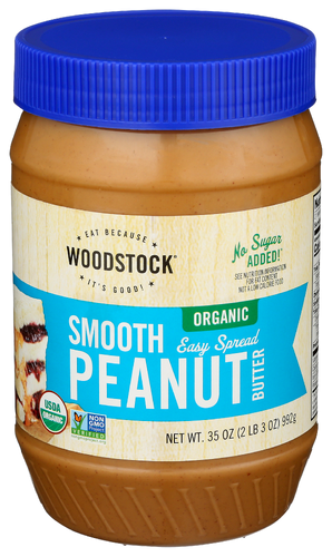 Woodstock Foods Peanut Butter Smth Salt Organic Esy Sp