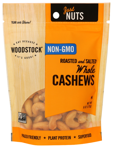 Woodstock Foods Cashwes Roasted Salted