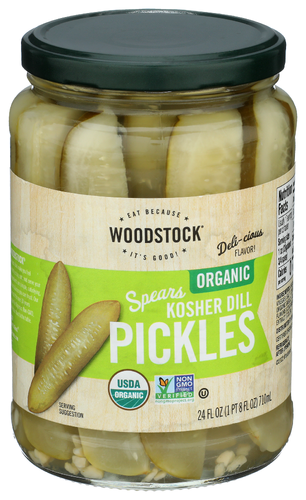 Woodstock Foods Pickle Dill Kshr Spear Or