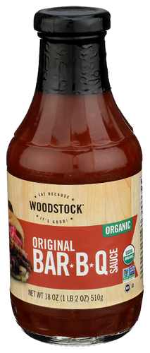 Woodstock Foods Sauce BBQ Original, 18 oz