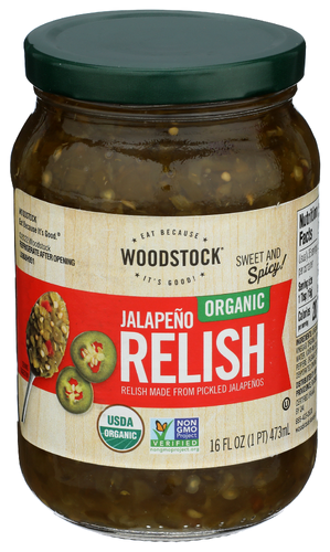 Woodstock Foods Relish Jalapeno