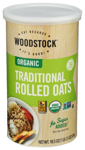 Woodstock Foods Oats Rolled Organic