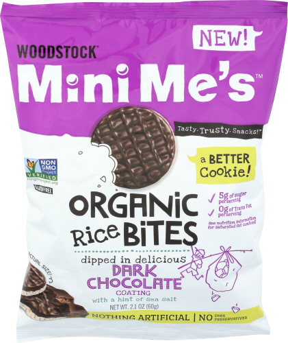 Woodstock Foods Rice Dark Chocolate Sea Salt Organic, 2.1 oz