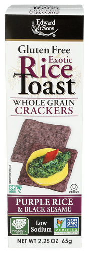 Edward & Sons Toast Rice Prpl&blk Sesame