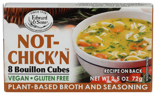 Edward & Sons Bouillon Cube Gluten Free Not Chckn