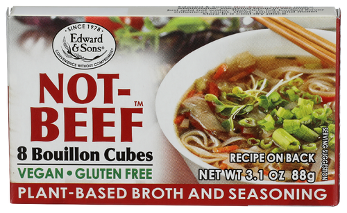 Edward & Sons Bouillon Cube Gluten Free Not Beef