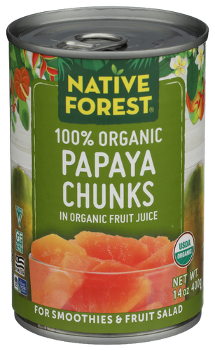 Native Forest Papaya Chunk, 14 oz