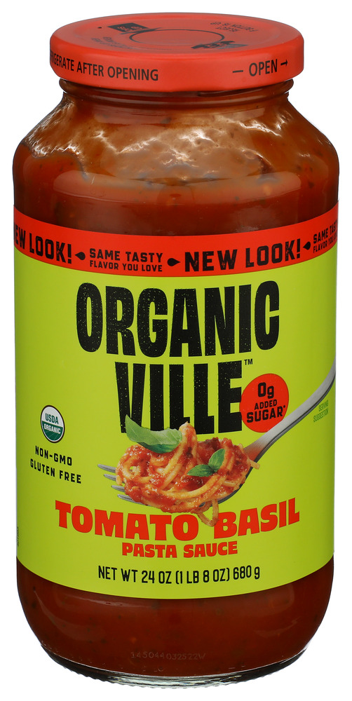 Organic Ville Sauce Pasta Tamari Basil