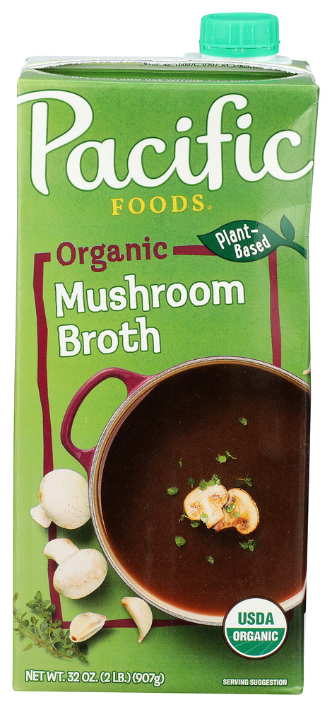 Pacific Foods Broth Gluten Free Lf Mushrm