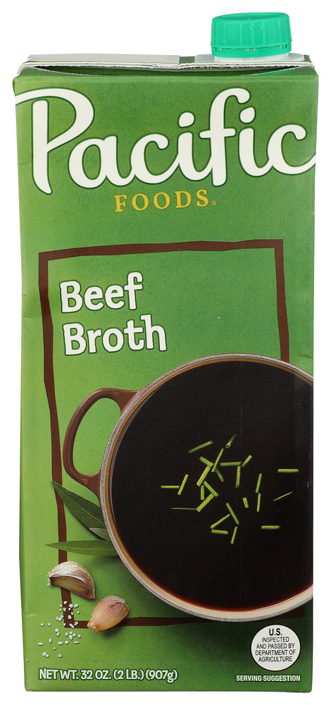 Pacific Foods Broth Beef Natural Gluten Free Ff, 32 oz