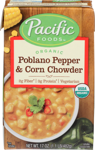 Pacific Foods Soup Ready to Eat Poblano Pepper Crn Chwd