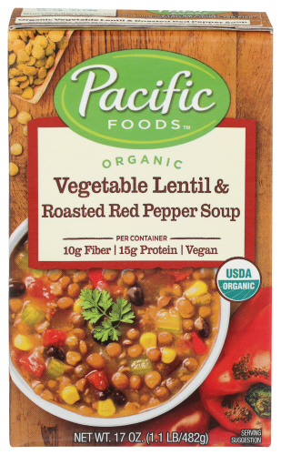 Pacific Foods Soup Ready to Eat Vgtb Lentil Roasted Pepper