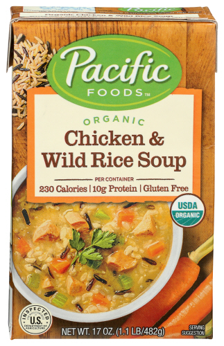 Pacific Foods Soup Chicken Wild Rice