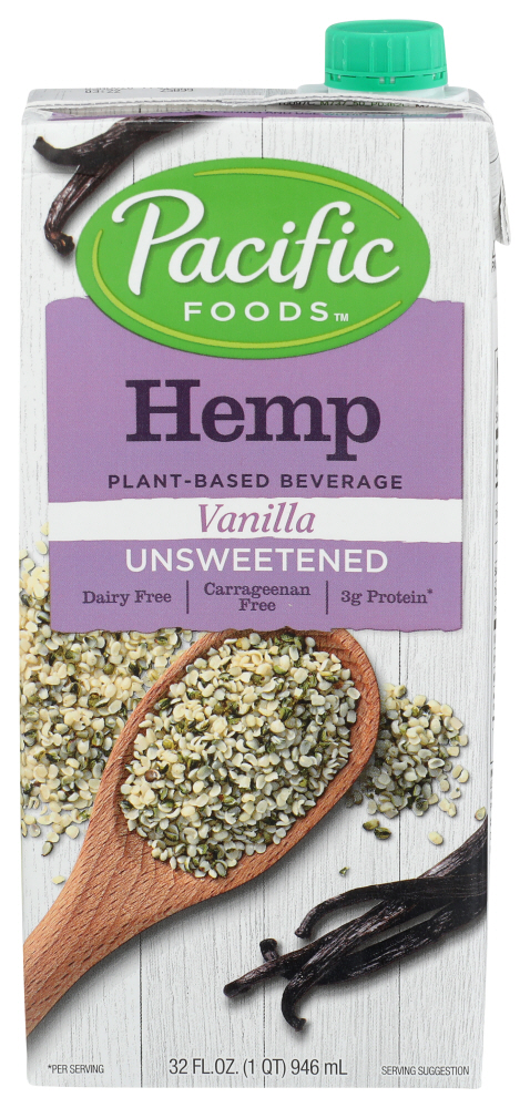 Pacific Foods Hemp Milk Unswtnd Vanilla