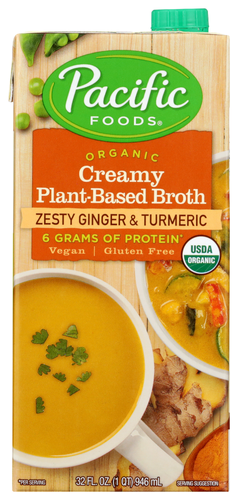 Pacific Foods Broth Ginger N Turmrc Organic