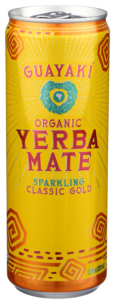 Guayaki Yerba Mate Yerba Mate RTD Sparkling Clssc Gld Or, 12 fl oz