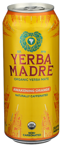 Guayaki Yerba Mate Yerba Mate RTD Orange Exbrnce Organic, 15.5 fl oz