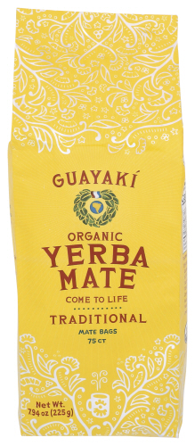 Guayaki Yerba Mate Tradtnl Mate Bag 75 pc Organic