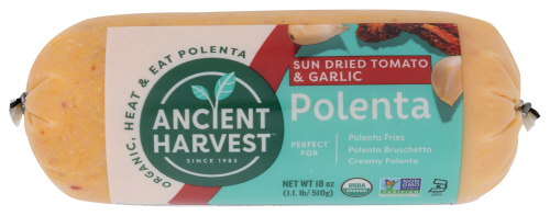 Ancient Harvest Polenta Drd Tamari Garlic Organic Ff Wf, 18 oz