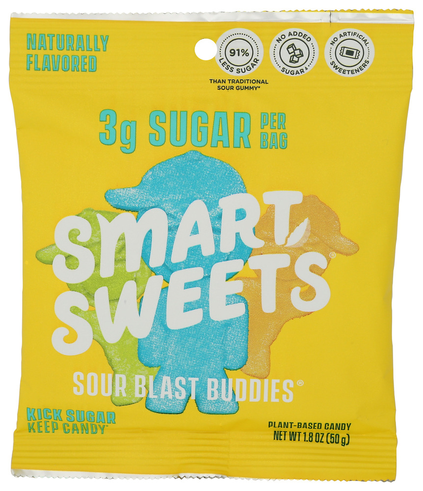 SmartSweets Candy Sour Blast Buddies, 1.8 oz
