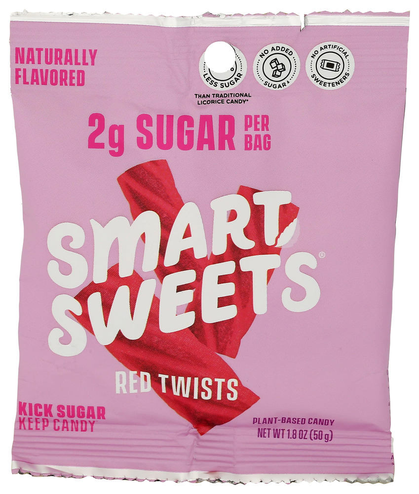 SmartSweets Red Twists, 1.8 oz