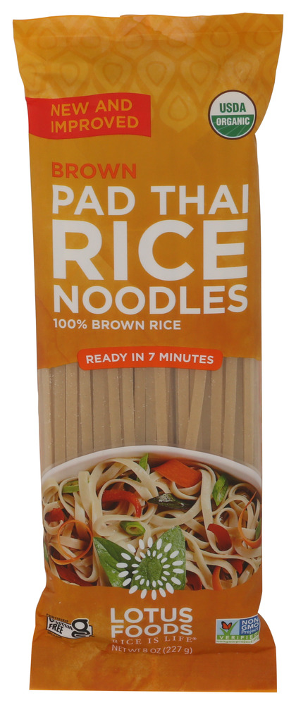 Lotus Foods Pad Thai Ndls Organic Brown Rc
