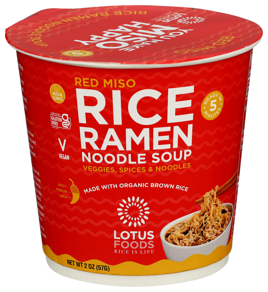 Lotus Foods Noodle Cup Brown Rice Miso