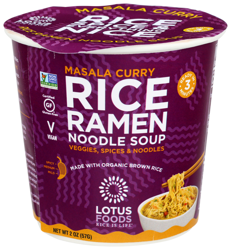Lotus Foods Noodle Brown Rc Cup Masala