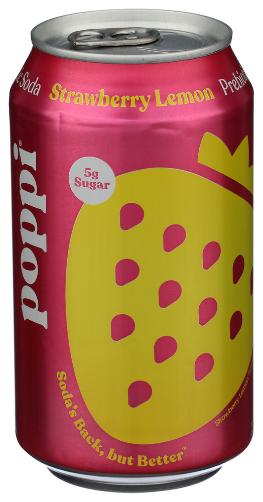 Poppi Drink Prbtc Strawberry Lmnd