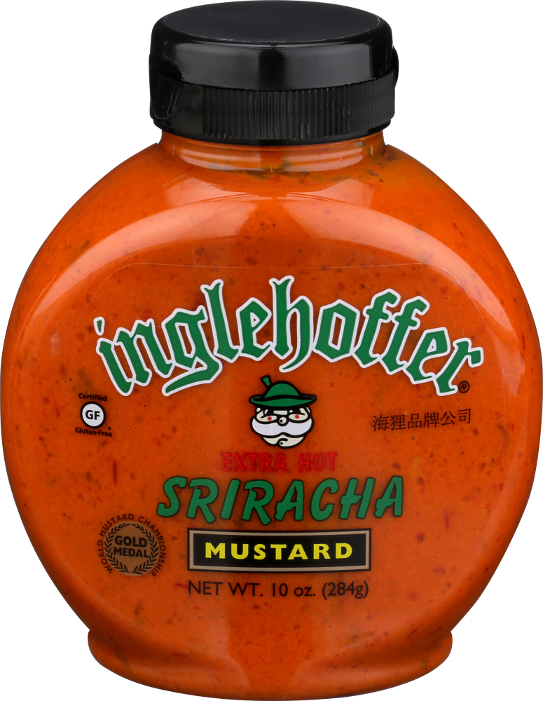 Inglehoffer Mustard Squeeze Sriracha Xhot