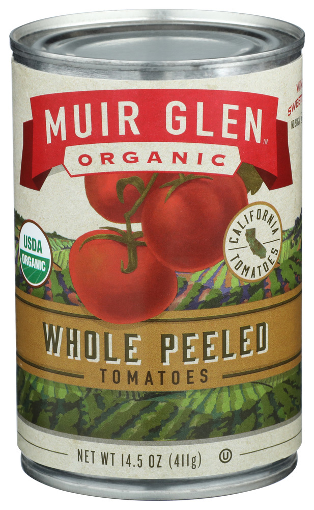 Muir Glen Tomato Peeld Whole