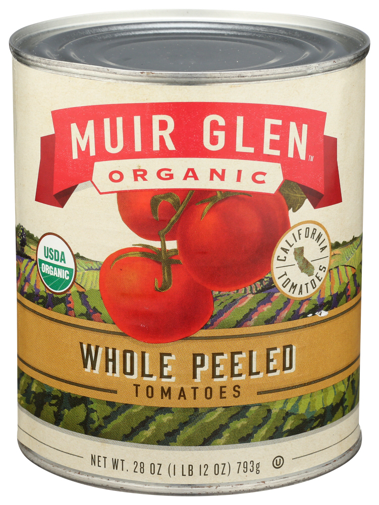 Muir Glen Tomato Peeld Whole