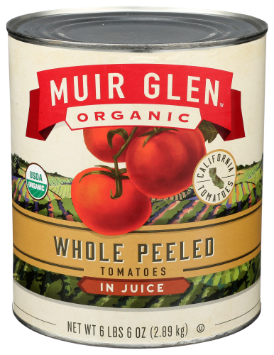 Muir Glen Tomatoes Whole Peeled