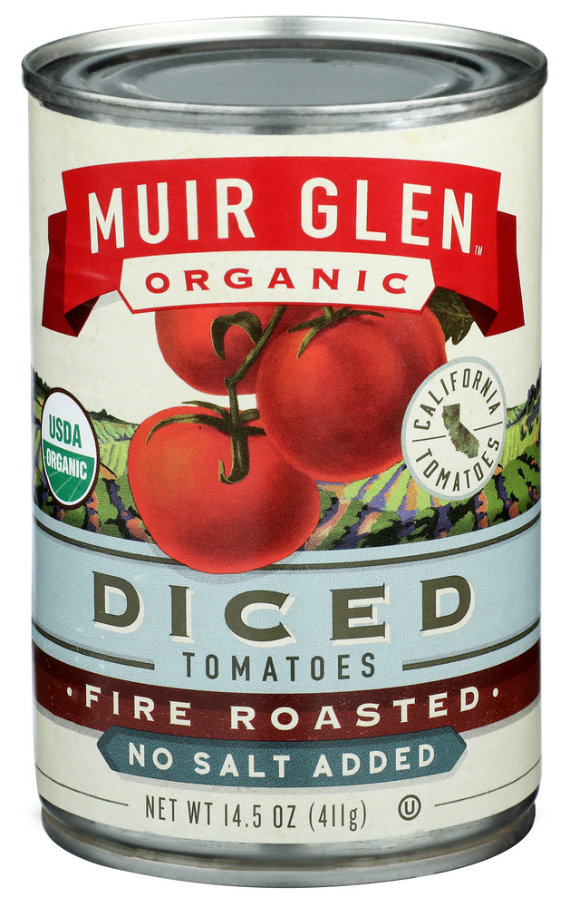 Muir Glen Tomato Fire Roasted Dcd No Sugar, 14.5 oz
