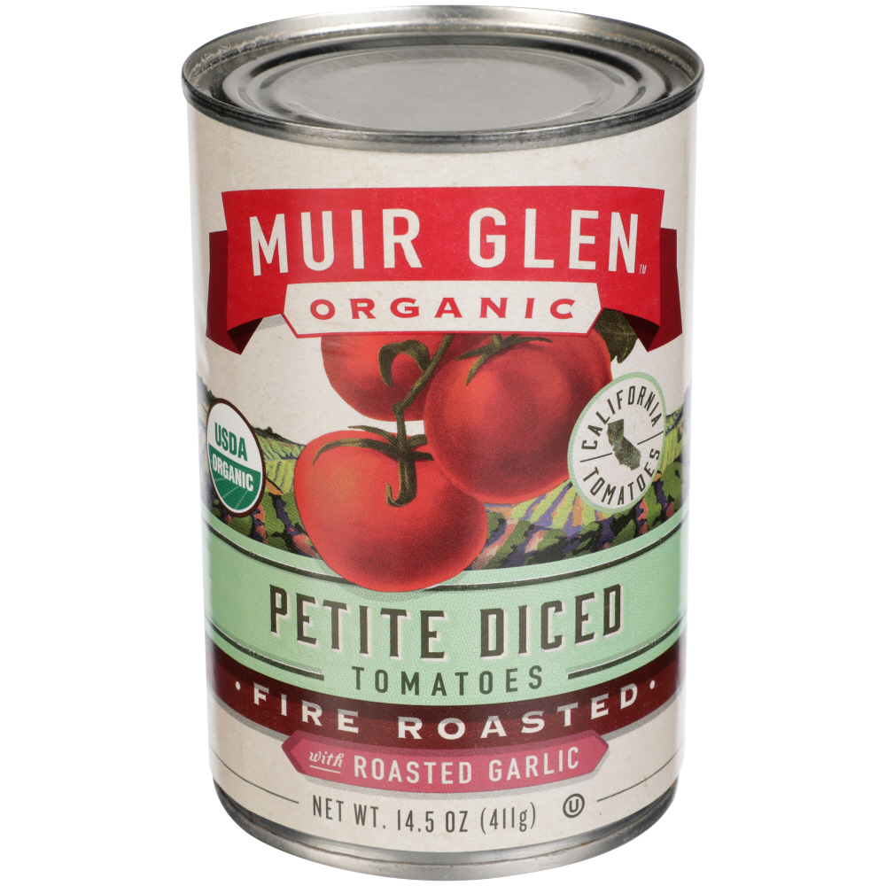 Muir Glen Tomato Dcd Rst Garlic Organic, 14.5 oz