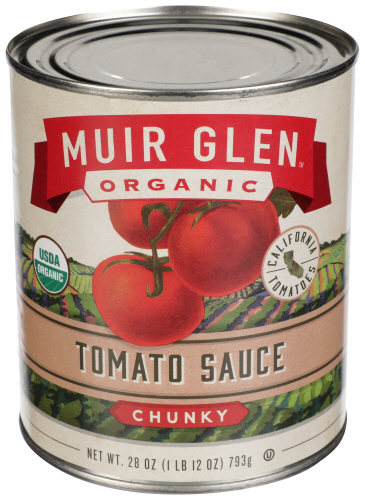 Muir Glen Tomato Sce Chunk, 28 oz