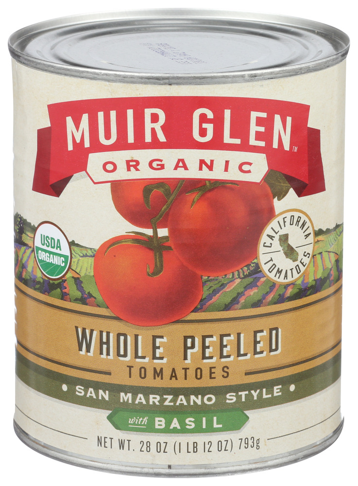 Muir Glen Tomato Peeld Basil