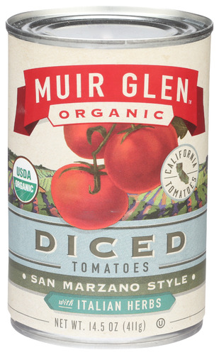 Muir Glen Tomato Diced Italian Hrb Organic