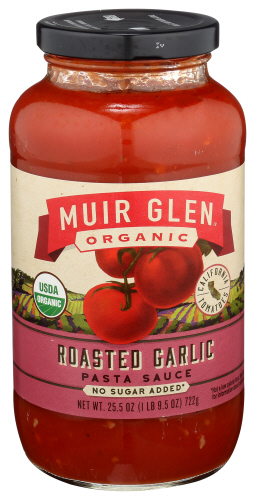 Muir Glen Sauce Pasta Roasted Garlic F