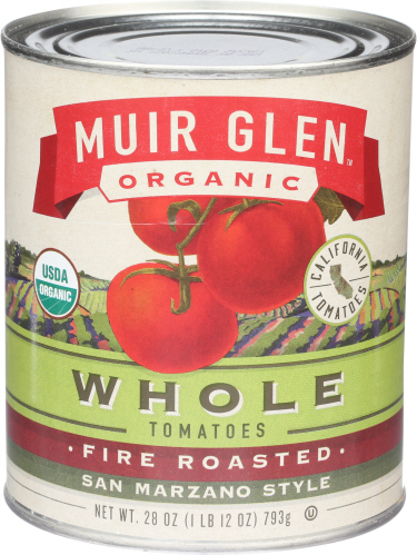 Muir Glen Tomato Fire Roasted Whole Organic